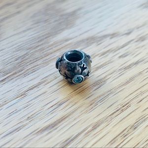 Authentic Pandora Charm - Snowflake with Stone